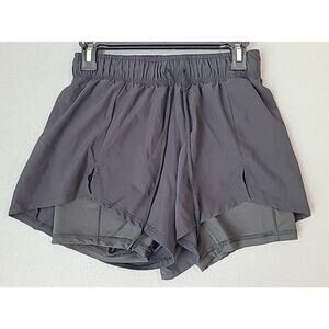 AVIA Women’s Running Shorts w/ Bike Liner Small Black EUC